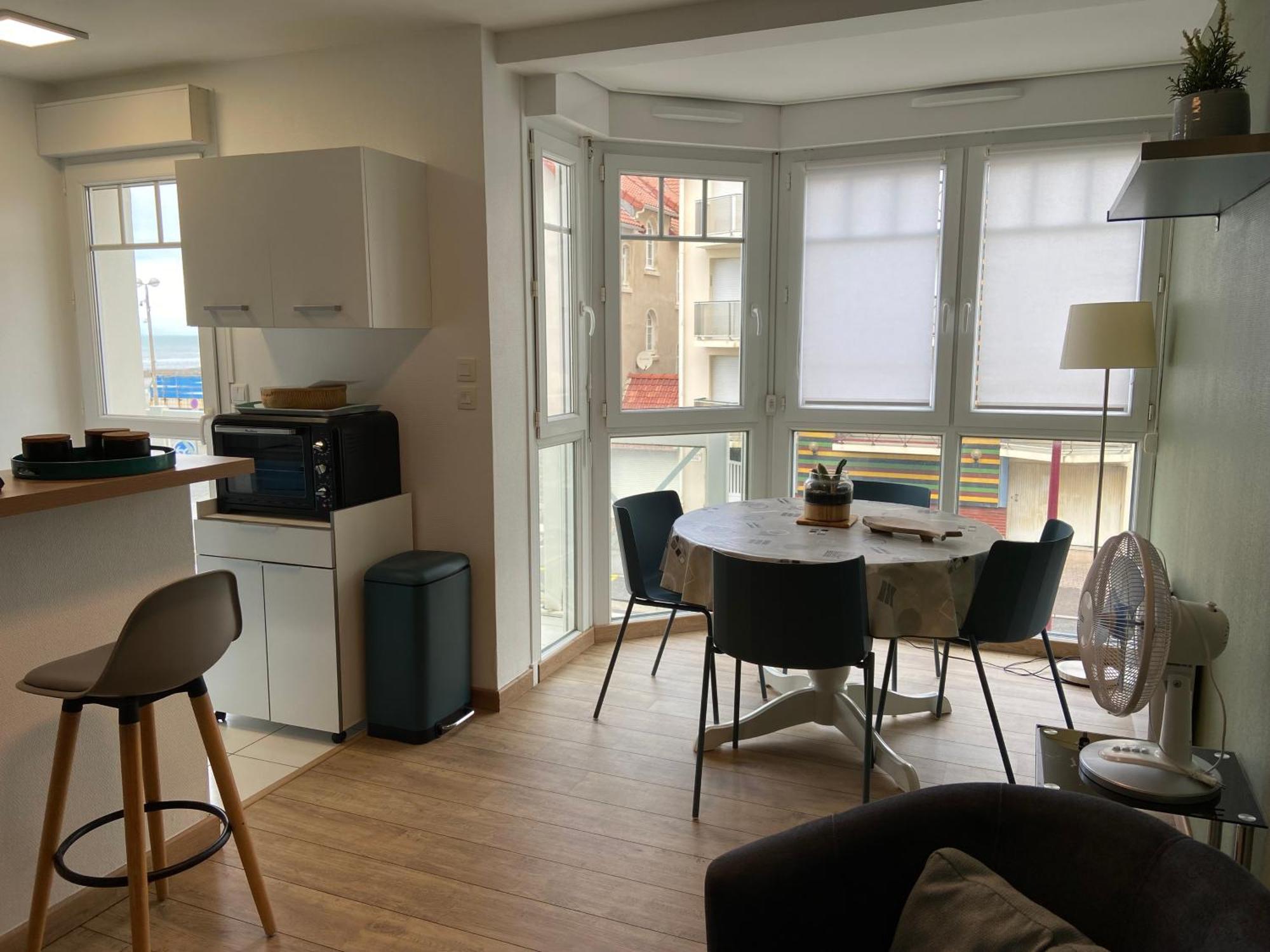 Le Bon Endroit En Bord De Mer, Vue , Parking Et Wifi Wimereux